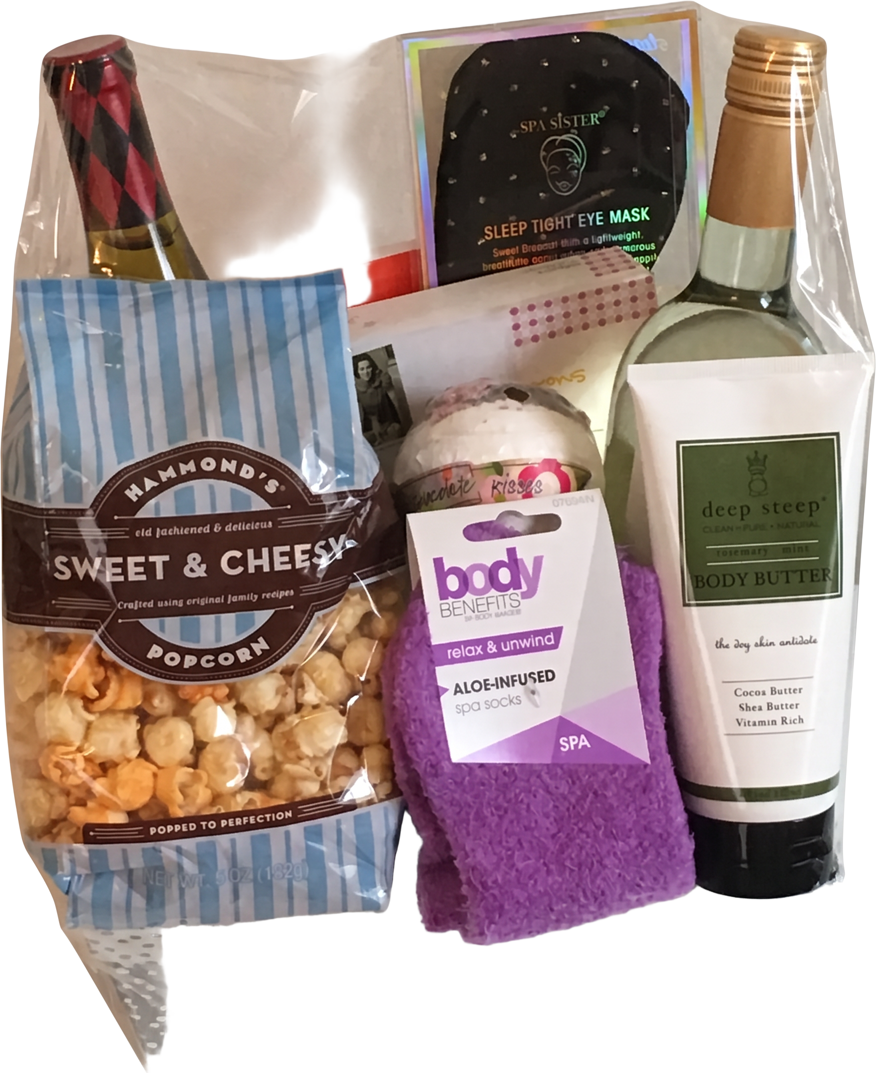 Spa winter holiday gift basket