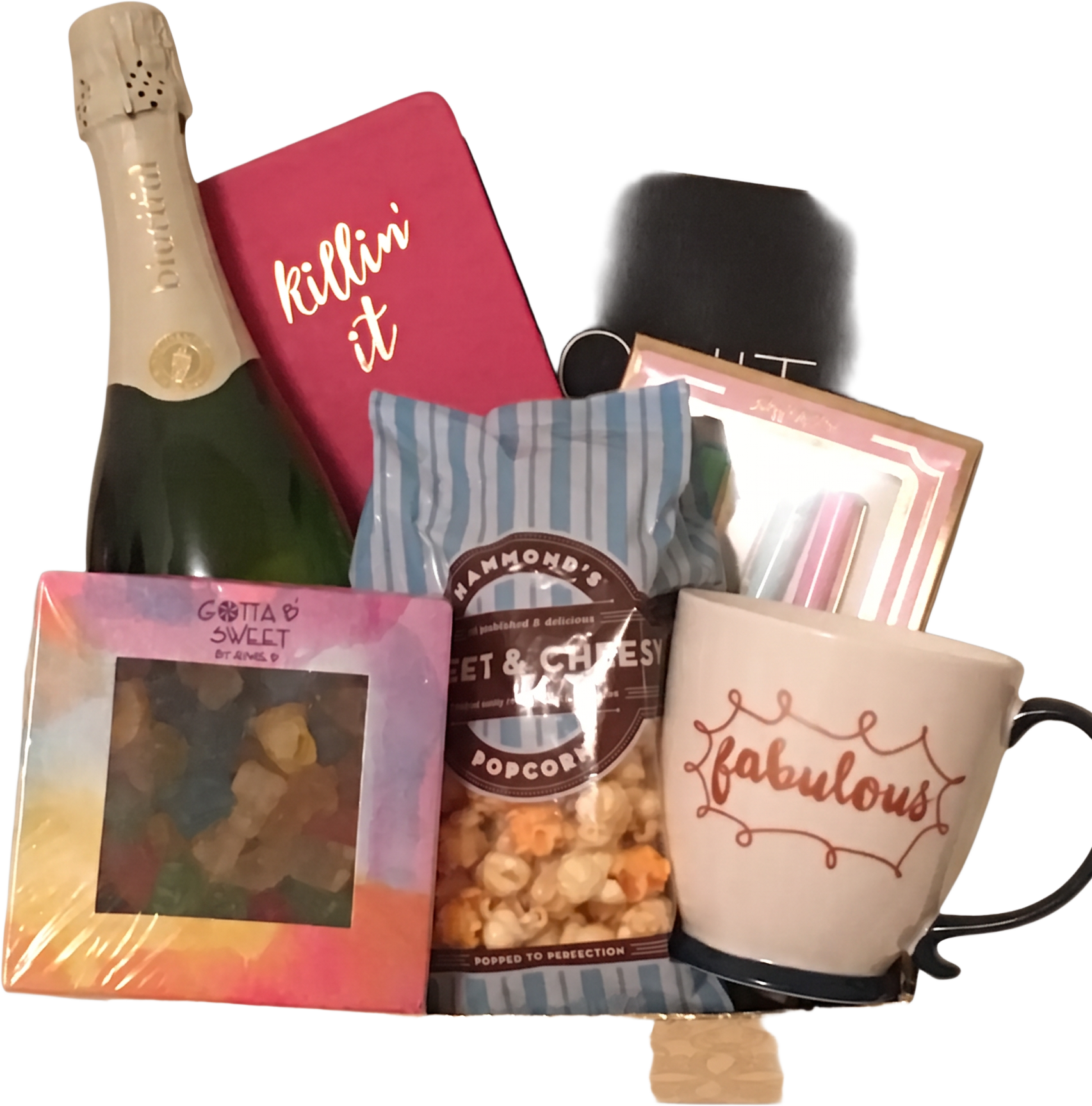 Gourmet Goodies winter holiday gift basket